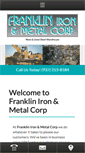 Mobile Screenshot of franklin-iron.com