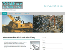 Tablet Screenshot of franklin-iron.com